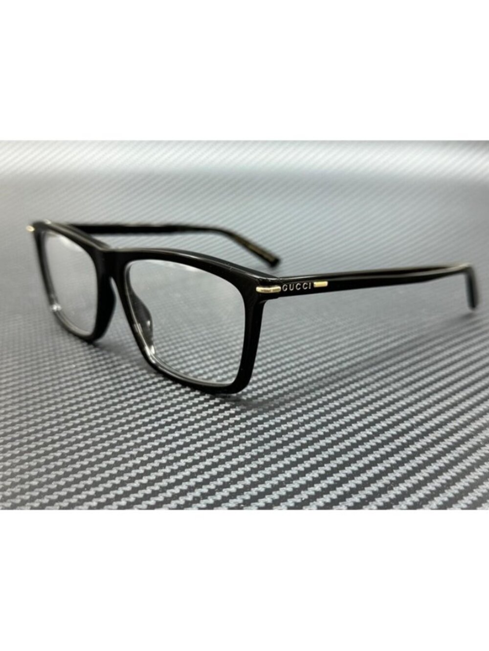 New Gucci Men Black Eyeglasses 59-17-145
